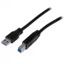 StarTech.com 2m (6 ft) zertifiziertes SuperSpeed USB 3.0 A-zu-B-Kabel – M/M