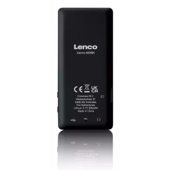 MP3-Player Lenco Xemio-669BK 8 GB Schwarz LCD 18h Wiedergabe