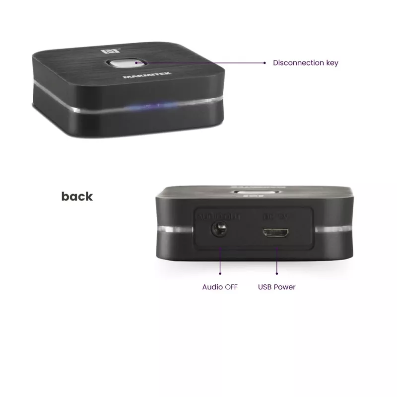 Marmitek BoomBoom 80 Bluetooth-Audioempfänger mit NFC
