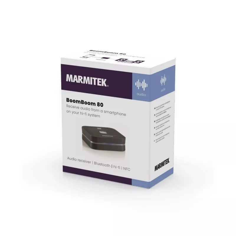 Marmitek BoomBoom 80 Bluetooth-Audioempfänger mit NFC