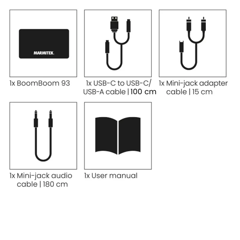 Marmitek BoomBoom 93 kabelloser Bluetooth-Audioempfänger (08312)