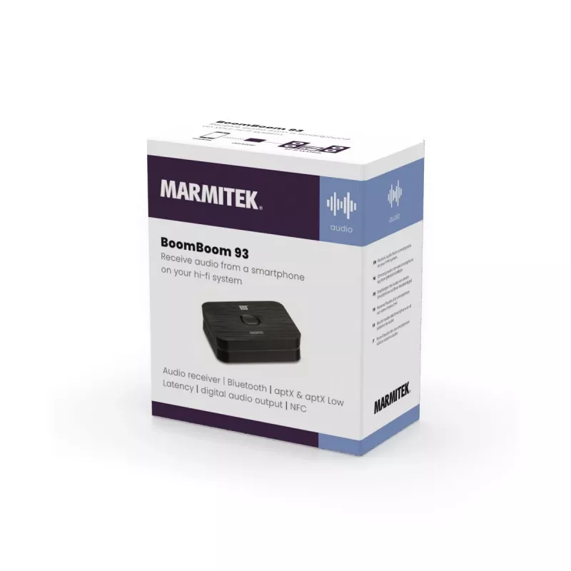 Marmitek BoomBoom 93 kabelloser Bluetooth-Audioempfänger (08312)