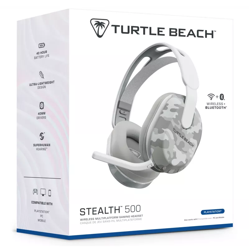 Turtle Beach Stealth 500 TBS-3103-95 Headset, 20 kHz, Arctic Camo