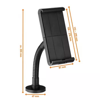 Tablet/UMPC Durable Tought Wand-/Tischhalterung Schwarz