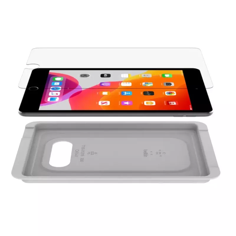 Belkin ScreenForce OVI002ZZ Displayschutz aus gehärtetem Glas für iPad 10,2 Zoll (7./8./9. Generation) / iPad Air (2019)