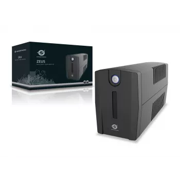 Conceptronic ZEUS 850VA 480W USV, Schuko-Steckdose, Line-Interactive, 0,85 kVA, 480 W, 220 V, 240 V, 220 V