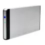 Fantec fanbox FB-C25US2 2,5-Zoll-HDD-Gehäuse, SATA 3 Gb/s, eSATA / USB 2.0, Silber