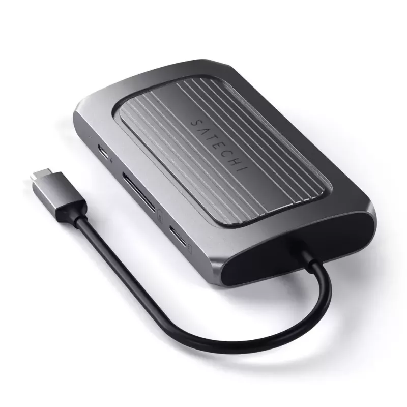 Laptop Dock Satechi ST-U4MA3M USB Type-C Grau 100W Power Delivery