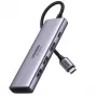 Ugreen 6-in-1 USB-C Hub USB Typ-C Silber