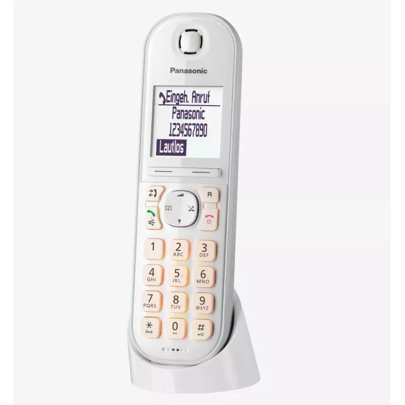 Panasonic KX-TGQ200GW DECT-Schnurlostelefon, Weiß