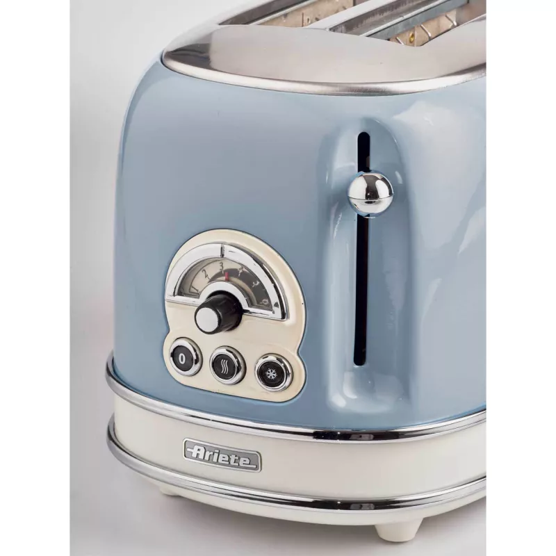 Ariete Vintage 155/05 2-Scheiben-Toaster, 810 W, Blau