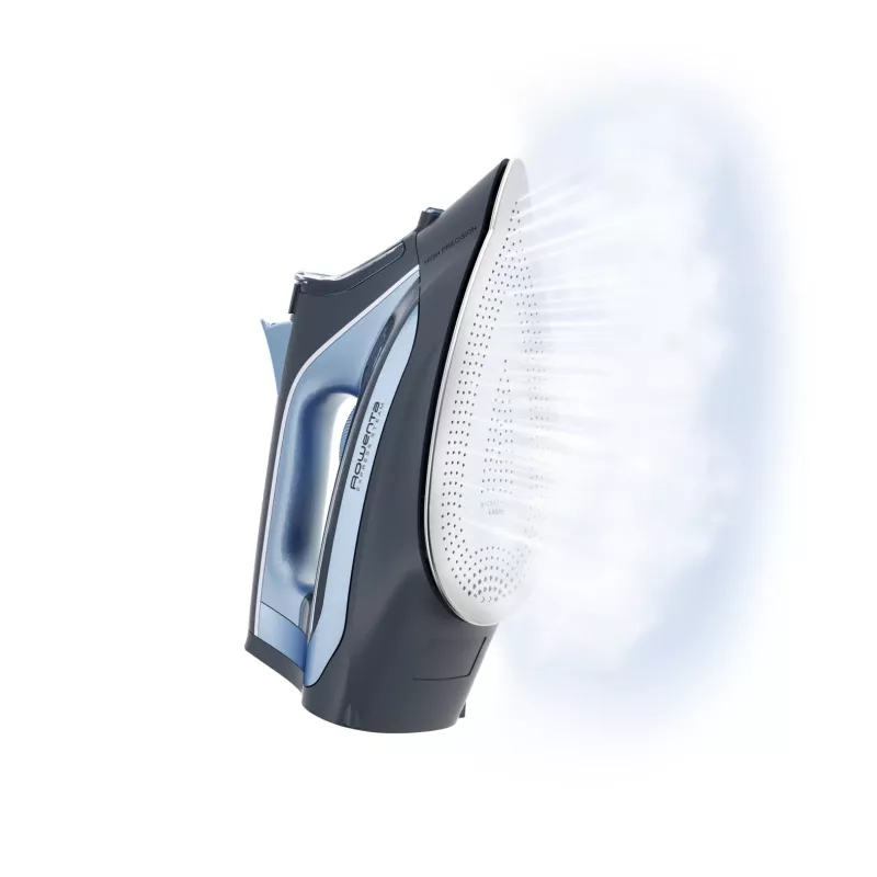 Rowenta DW4308 Dampfbügeleisen Microsteam 300 Laser-Bügelsohle 2500 W Blau, Weiß