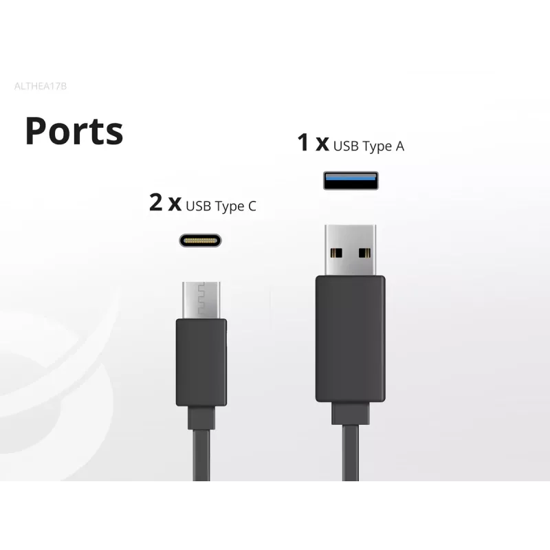 Conceptronic 3-Port 67W GaN USB PD Ladegerät mit USB-C Ladekabel, USB-C x 2, USB-A x 1, QC 3.0, PPS