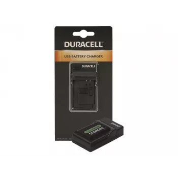 Duracell Digitalkamera-Akkuladegerät, USB, Innenakku-Ladegerät, Sony NP-FP50, 70, 90, 51, 71, 91, Schwarz, 5 V, 5 V