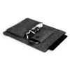 Durable 507158 MultiBag EFFECT Hülle für Laptop / Tablet 16,4″ (41,7 cm), recycelter PET-Filz, mit Zubehör- und Handytasche