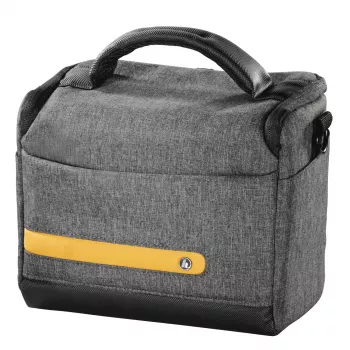 Hama Terra 130 Kameratasche für DSLR-Kamera mit Objektiven, recyceltes PET-Polyester, Grau