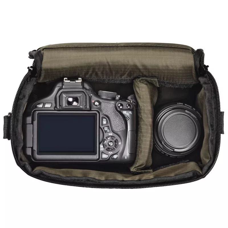 Hama Terra 130 (00121307) DSLR-Kameratasche, recyceltes PET-Polyester, Grau