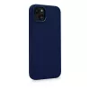 Decoded D23IPO14MBCS9NE AntiMicrobial Silikon-MagSafe-Backcover für iPhone 14 Plus, Navy Peony