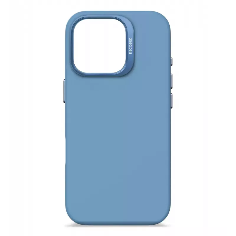 Decoded D25IPO16PBCS9AE AntiMicrobial Silikon-Backcover für iPhone 16 Pro, Hellblau