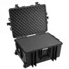 B&W 6800/B/SI Outdoor Case Type 6800 Hartschalentasche, Polypropylen, mit Schaumstoffeinlage, Schwarz