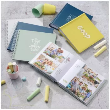 Hama Good Things Fotoalbum Gelb 200 Blatt 10 x 15 Buchbindung