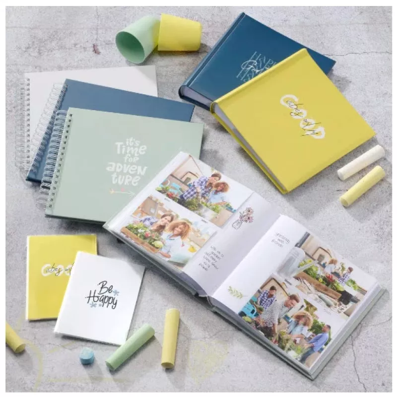 Hama Good Things Fotoalbum Blau 200 Blätter 10 x 15 Buchbindung