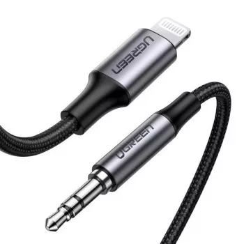 Ugreen 70509 Mobiltelefonkabel Silber 1 m 3,5 mm Lightning