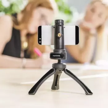 Tripod Mantona 21404 Smartphone/Digital camera 3 legs Schwarz