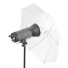 Walimex 1017655 2in1 Reflex- & Transluzent-Schirm, Weiß, 109 cm