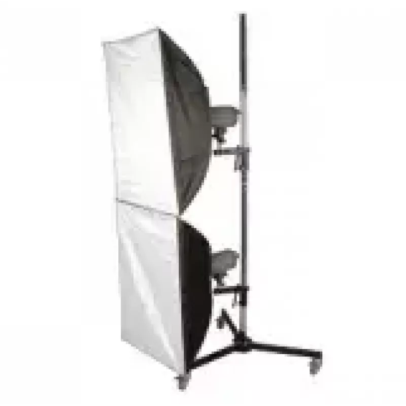 Walimex pro Rollstativ 223 cm mit 2 Klemmenhaltern 1015803