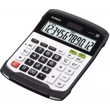 Finanzrechner Casio WD-320MT Desktop 12-stellig Schwarz Weiß