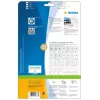 Selbstklebendes Druckeretikett HERMA Labels Premium A4 25,4x10 mm 4725 Stück