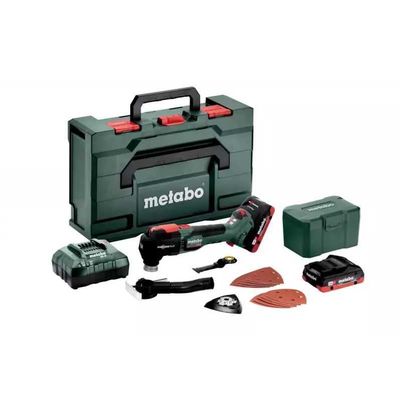 Metabo MT 18 LTX BL QSL Akku-Multifunktionswerkzeug, 18 V, mit 2 Akkus