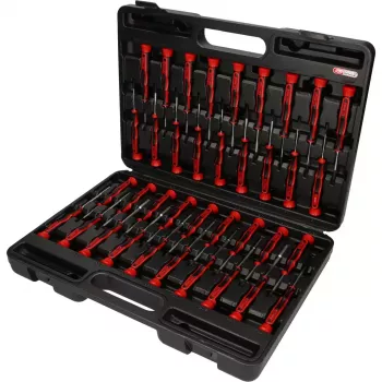 KS Tools 500.7150 Präzisions-Schraubendrehersatz, 37 Stück im Etui