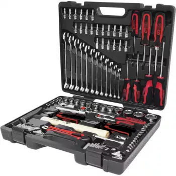 KS Tools CHROMEplus 1/4" + 1/2" Universal-Werkzeugkoffer, 97 Stück (918.0797)