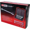 KS Tools GEARplus 503.4265 Doppelringschlüssel-Set mit Ratsche, 12 Stk., im Koffer