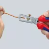 Knipex 11 06 160 T Isolierter Abisolierzange mit Öffnungsfeder, 160 mm