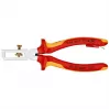 Knipex 11 06 160 T Isolierter Abisolierzange mit Öffnungsfeder, 160 mm