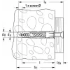 Wanddübel Fischer Universal-Dübel UX Grün 6 x 35 R