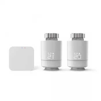 Hama Smartes WLAN-Heizungssteuerungsset, 2 x smarter Heizkörperthermostat + Hub (00176662)
