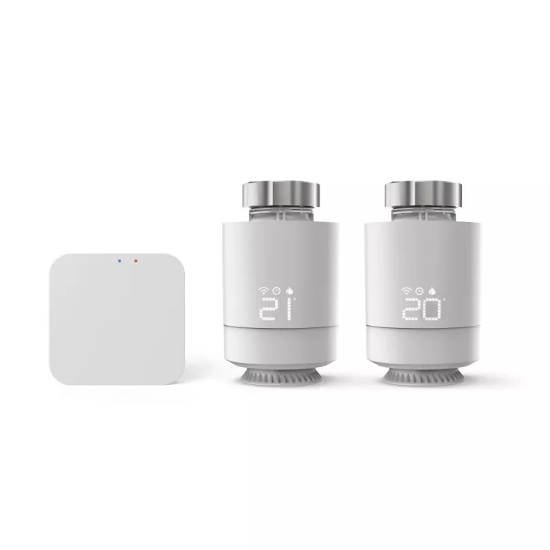 Hama Smartes WLAN-Heizungssteuerungsset, 2 x smarter Heizkörperthermostat + Hub (00176662)