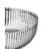 Alessi PCH06/26 ovale Korbschale, polierter Edelstahl, 26 cm