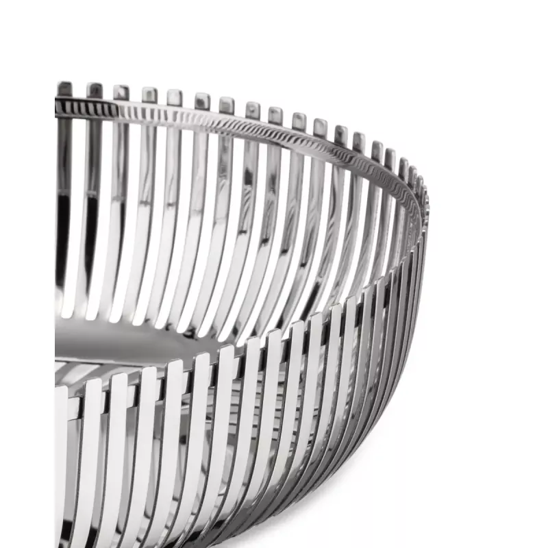 Alessi PCH06/26 ovale Korbschale, polierter Edelstahl, 26 cm
