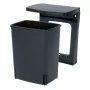 Brabantia 395246 Einbaumülleimer, 10 L, schwarz