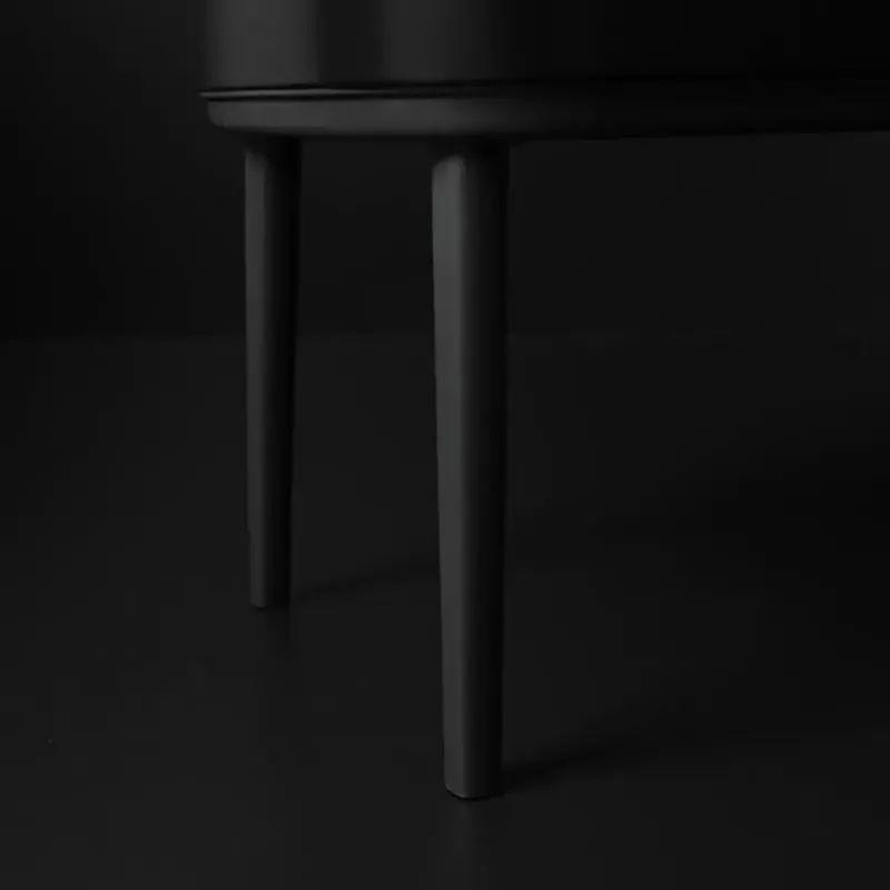 Mülleimer Brabantia 316067 33L Rechteckig Edelstahl Schwarz