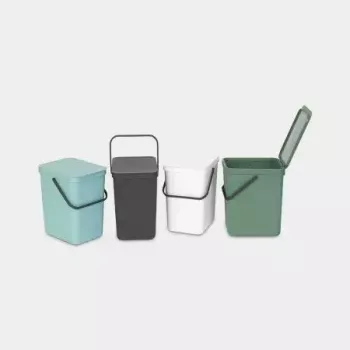 Abfalleimer Brabantia 129940 25 L rechteckig Kunststoff Grau