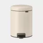 Brabantia NewIcon 5 L Runder beiger Abfalleimer
