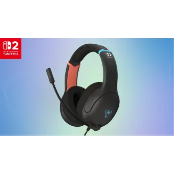 Turtle Beach Airlite Fit Charcoal Schwarz Kabelgebundenes Gaming-Headset mit Flip-to-Mute-Mikrofon, Over-Ear-Komfort