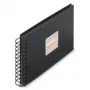 Hama 00009833 Fine Art Spiral-Fotoalbum 24x17, 50 schwarze Seiten, New Black
