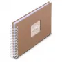 Hama 00009848 Fine Art Fotoalbum mit Spiralbindung 24x17, 50 weiße Seiten, Mousse